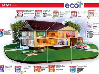 Новый каталог высококачественных лакокрасочных материалов ECOL