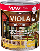 Грунтовочный состав Viola BASE HT для защиты от поражения плесенью, деревоокрашивающими грибами и гнилью
